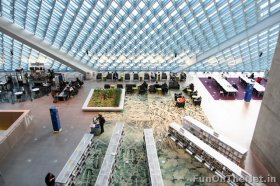 Inside of Seattle Library